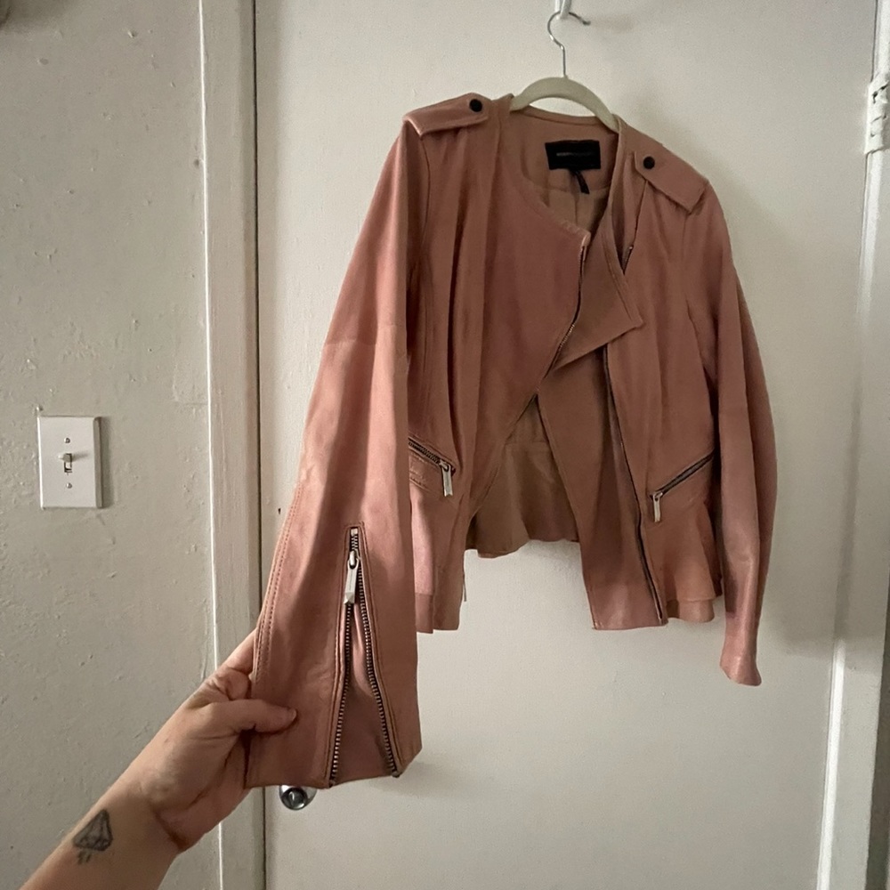 Bcbg Leather Jacket - image 3